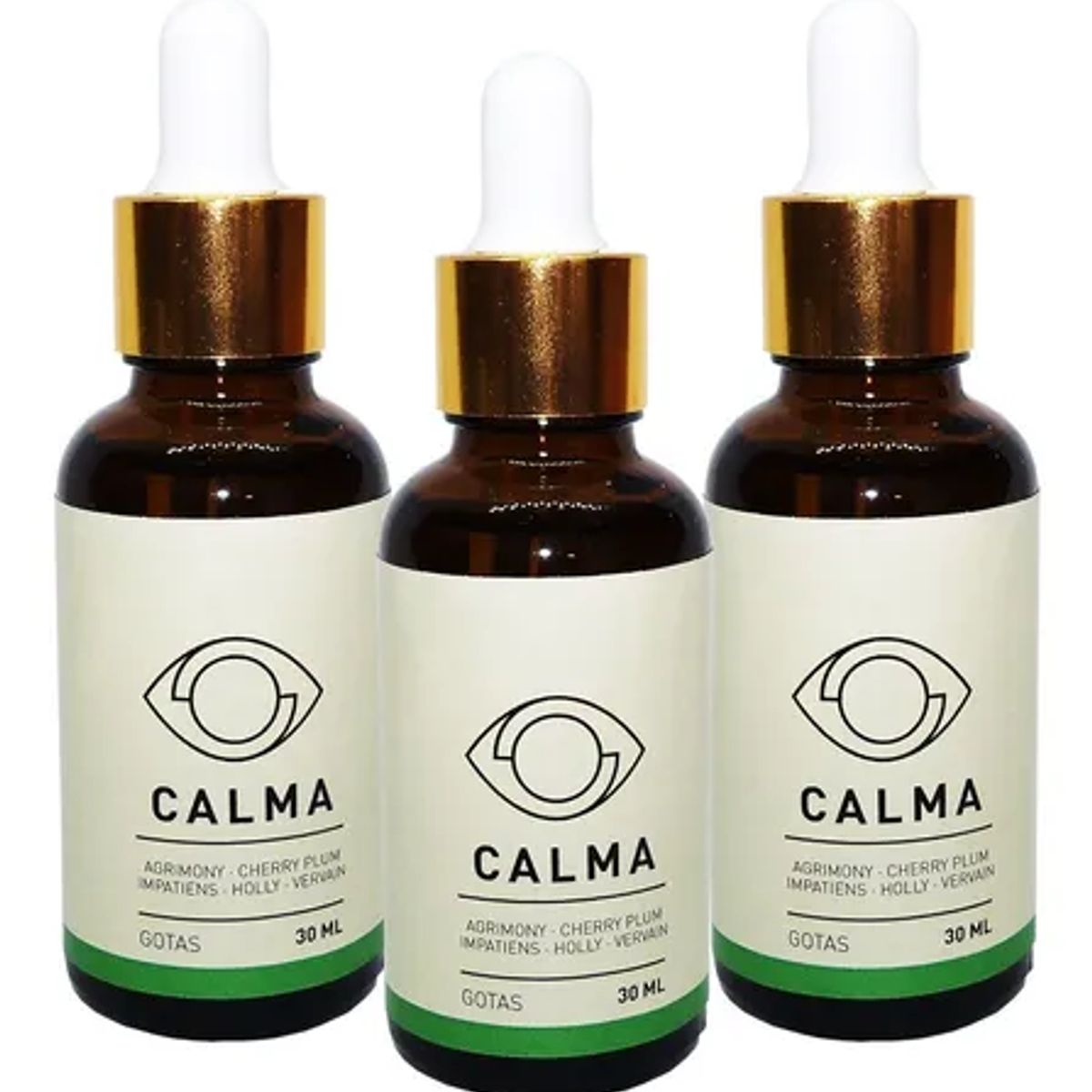NATURAL FARM - Flores de Bach : Calma 3 Frascos de 30ml c/u .  Paz  y Tranquilidad