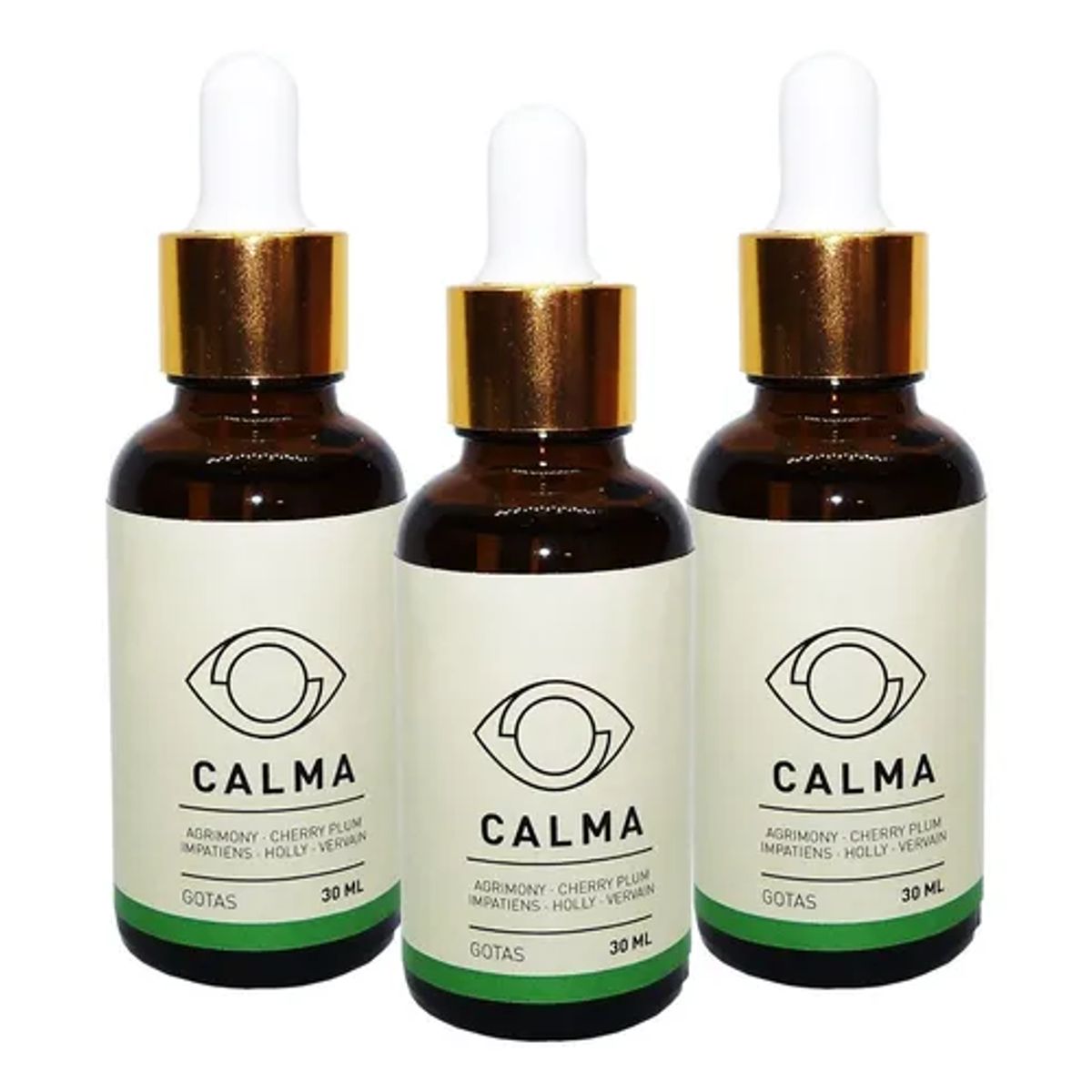 NATURAL FARM - Flores de Bach : Calma 3 Frascos de 30ml c/u .  Paz  y Tranquilidad