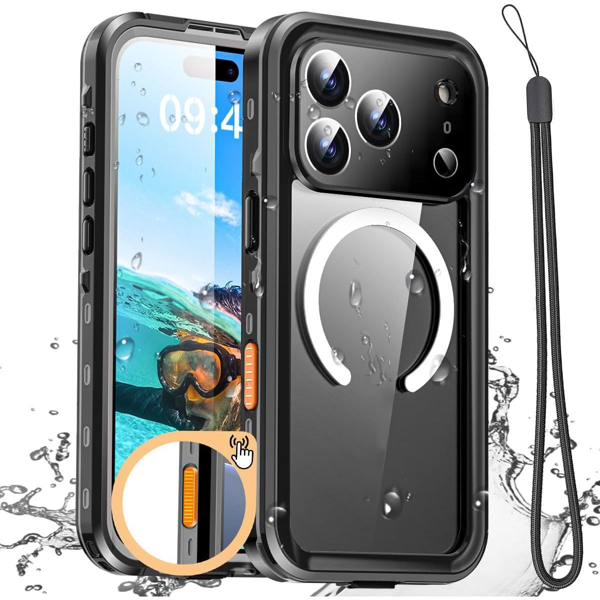 GENERICO - Carcasa Blindada Para iPhone 17 Pro Waterproof