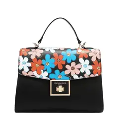 NICOLE LEE - CARTERA FLOWER POP NEGRA