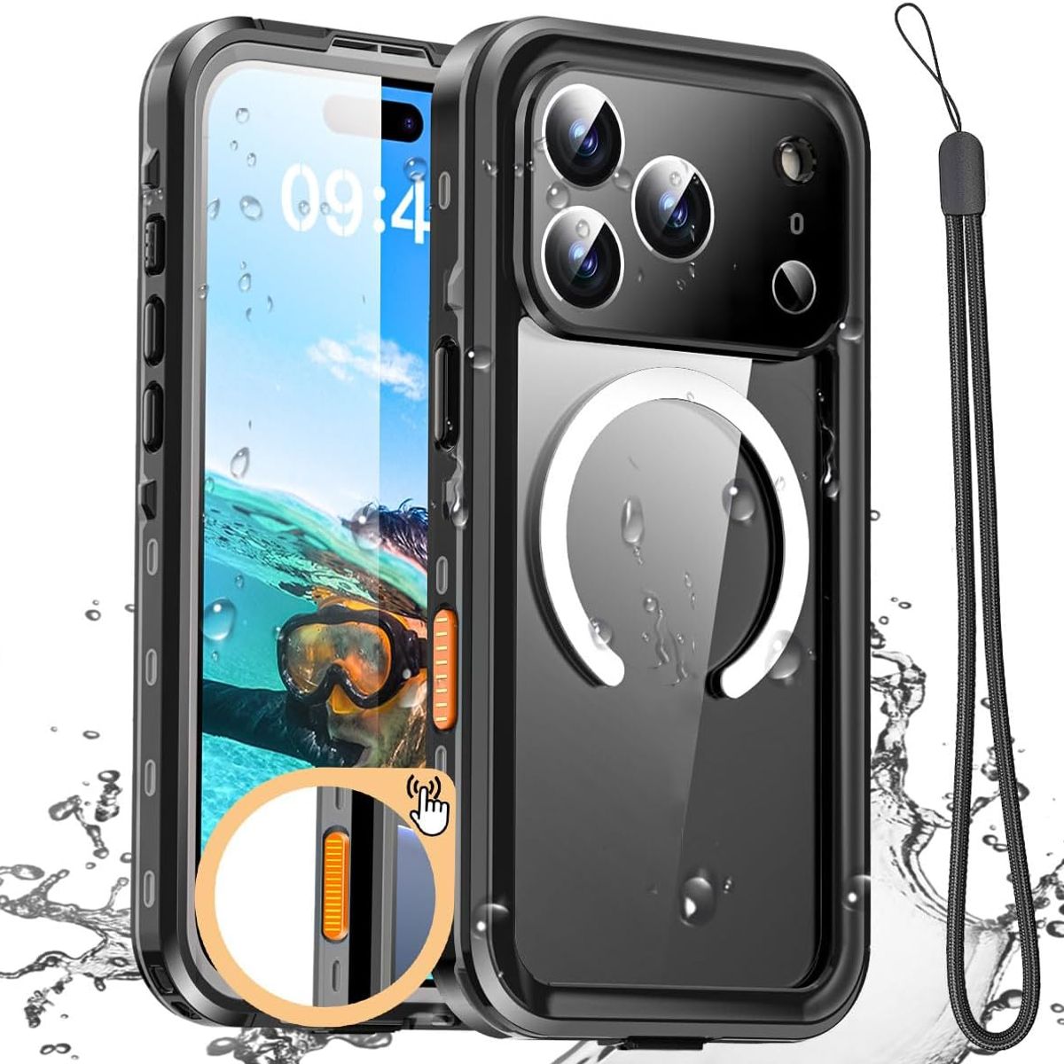 GENERICO - Carcasa Blindada Para iPhone 17 Pro Max Waterproof