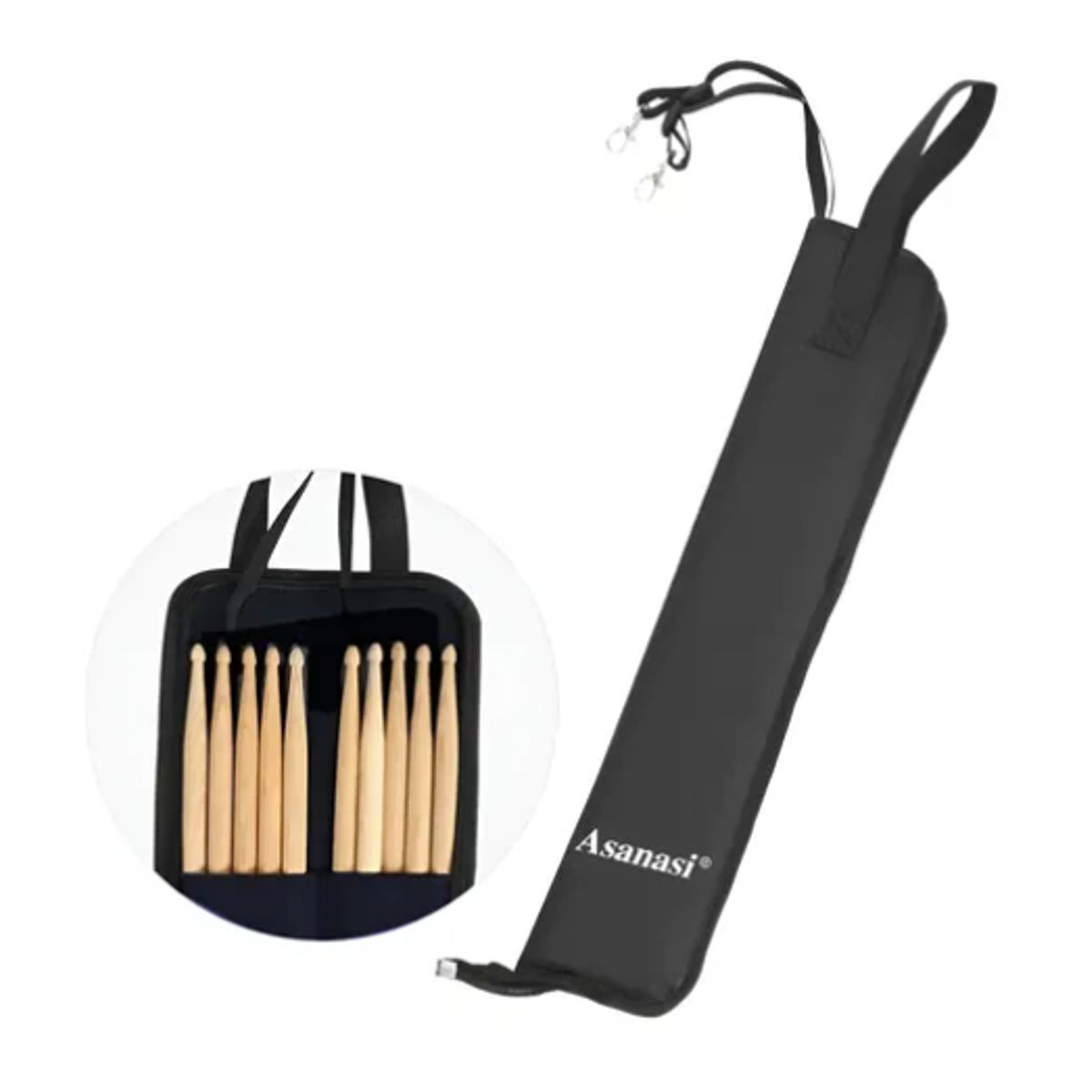 GENERICO - Estuche Bolso Funda Porta Baquetas Baquetero