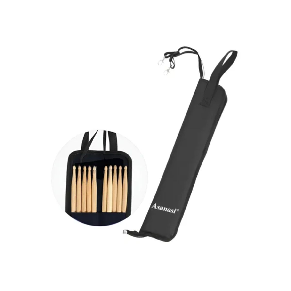 GENERICO - Estuche Bolso Funda Porta Baquetas Baquetero