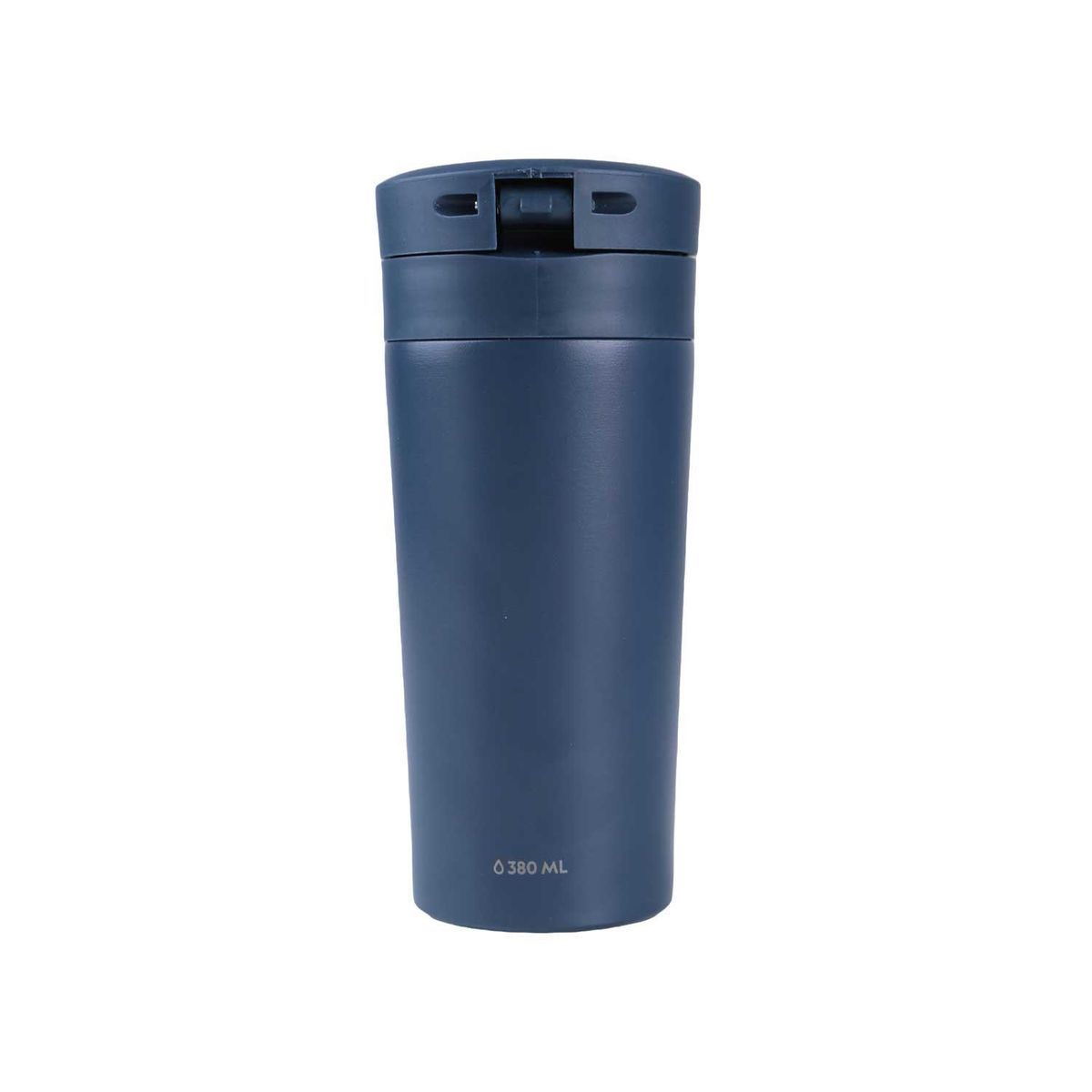 NATIONAL GEOGRAPHIC - Mug Acero Inoxidable Tapa Con Pulsador y Antideslizante 380ml Azul