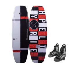 AIRHEAD - Hyperlite Motive Wakeboard Negro/Rojo 134 (con fijaciones M/L)