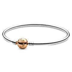 PANDORA - Pulsera Rígido Moments De Plata Mujer