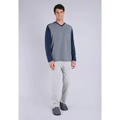 ARROW - Pijama Largo Cuello V