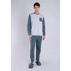 ARROW - Pijama Largo Cuello Redondo