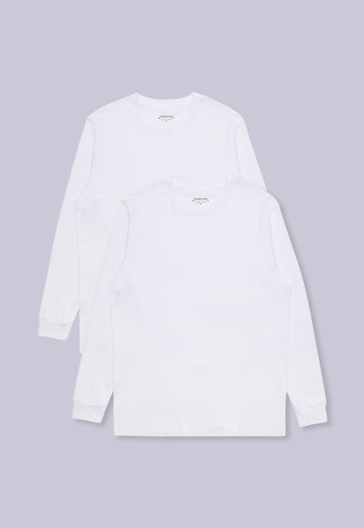 Camiseta Bipack Cuello Redondo Blanco S