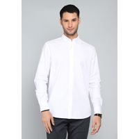 Camisa Hombre Oxford Spandex Elástica Manga Larga