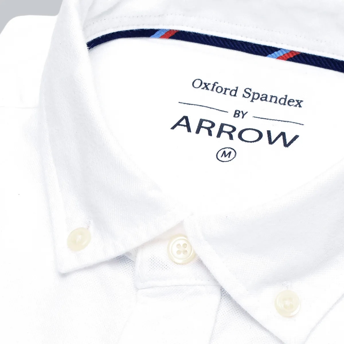 ARROW - Camisa Hombre Arrow Oxford Spandex Elástica Manga Larga ARROW