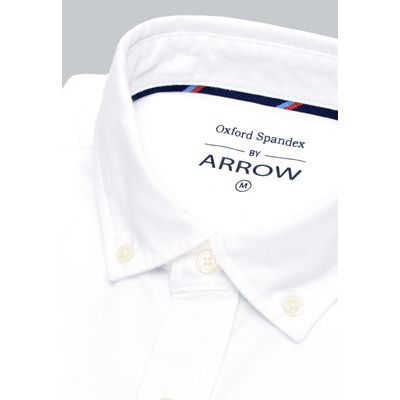 Imagen 2 del producto Camisa Hombre Oxford Spandex Elástica Manga Larga