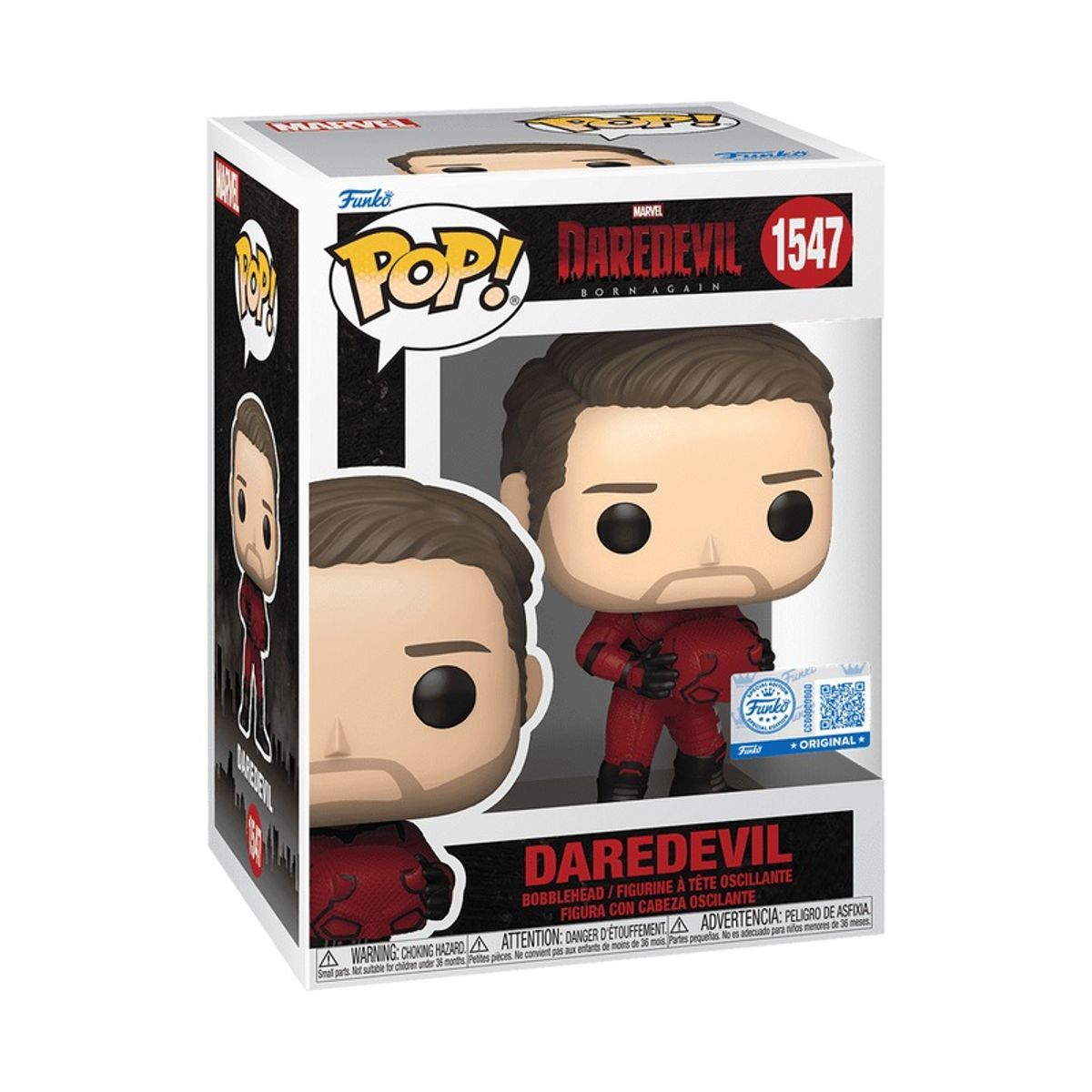 FUNKO - Funko Pop Marvel – Daredevil 1547 + Protector