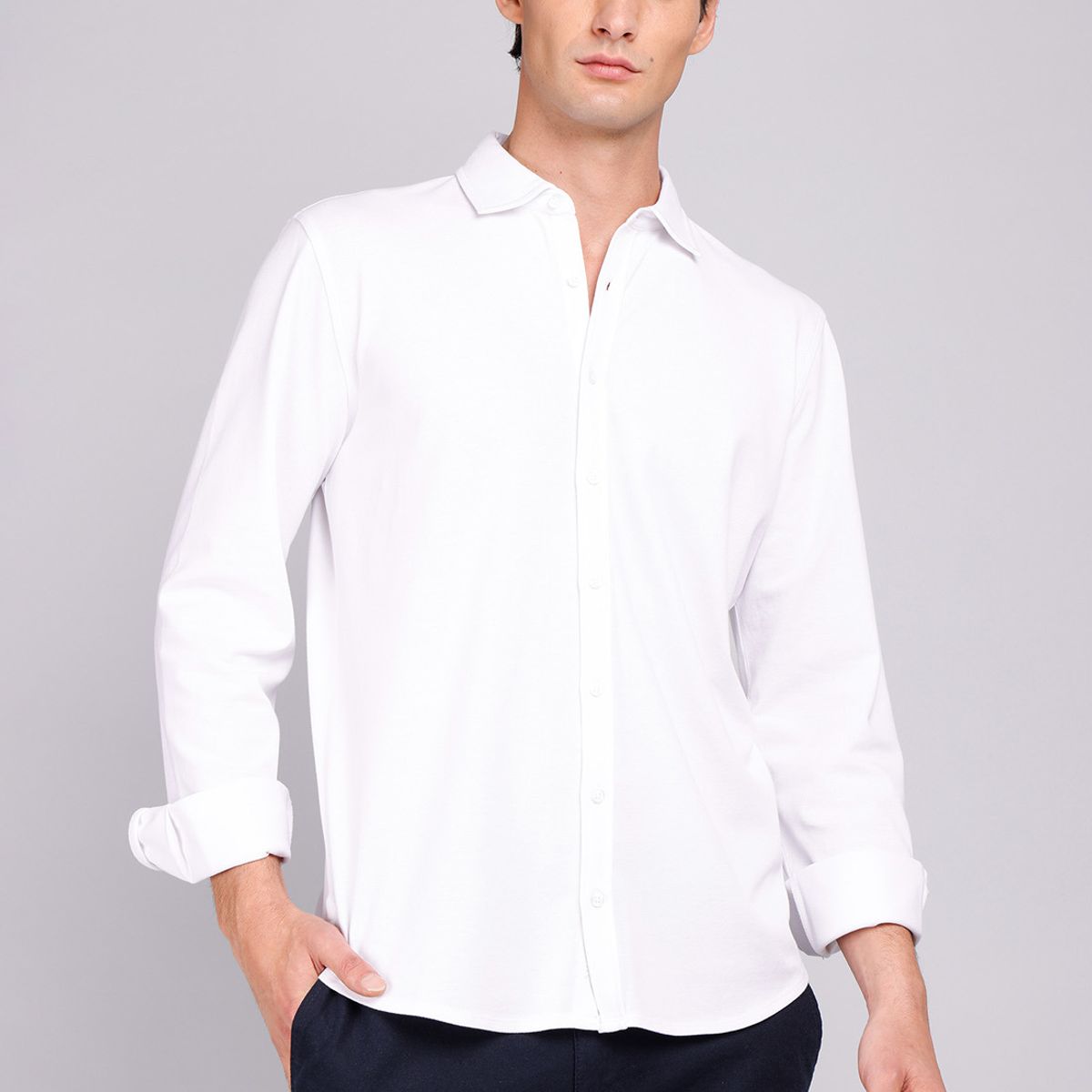 ARROW - Camisa Piqué Lisa Spandex Arrow ARROW