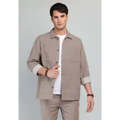 ARROW - Sobrecamisa De Algodón y Lino