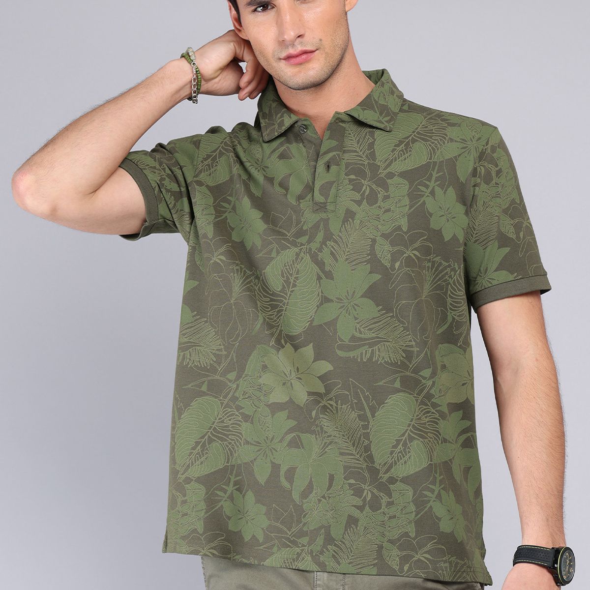 ARROW - Polera Pique Print Arrow ARROW