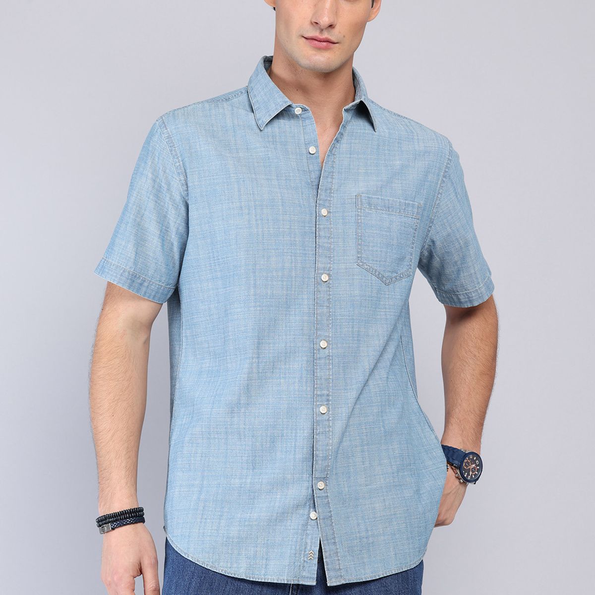 ARROW - Camisa Denim Manga Corta Arrow ARROW