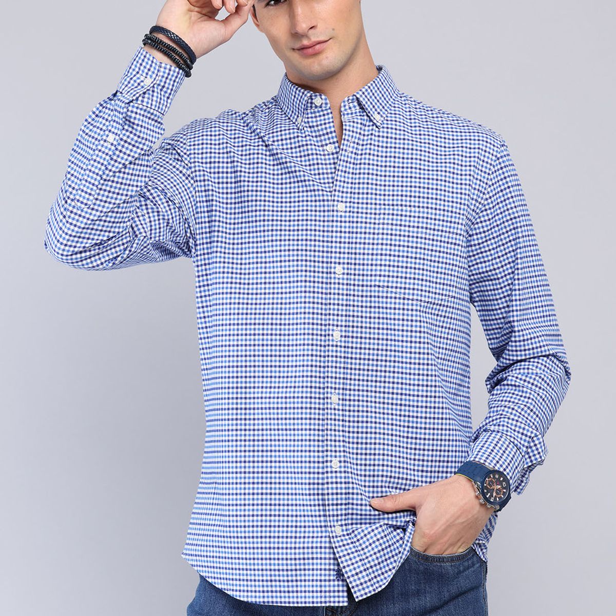 ARROW - Camisa Diseño Cuadros Spandex Arrow ARROW