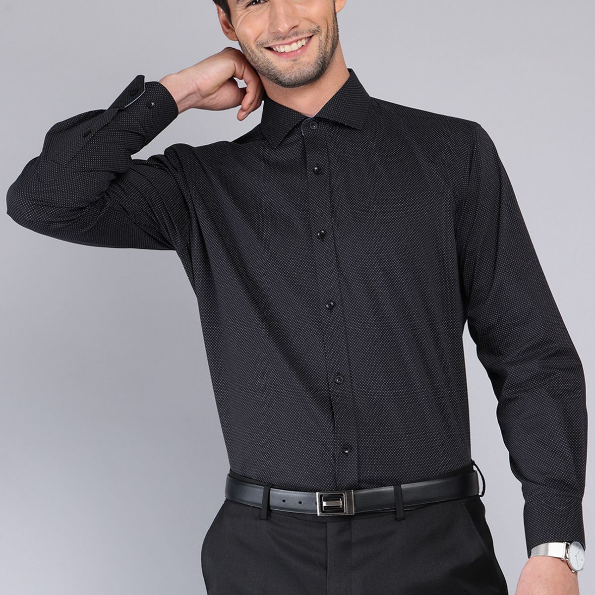 ARROW - Camisa Formal Print Spandex Arrow ARROW