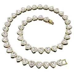 GENERICO - Collar cristales y corazones