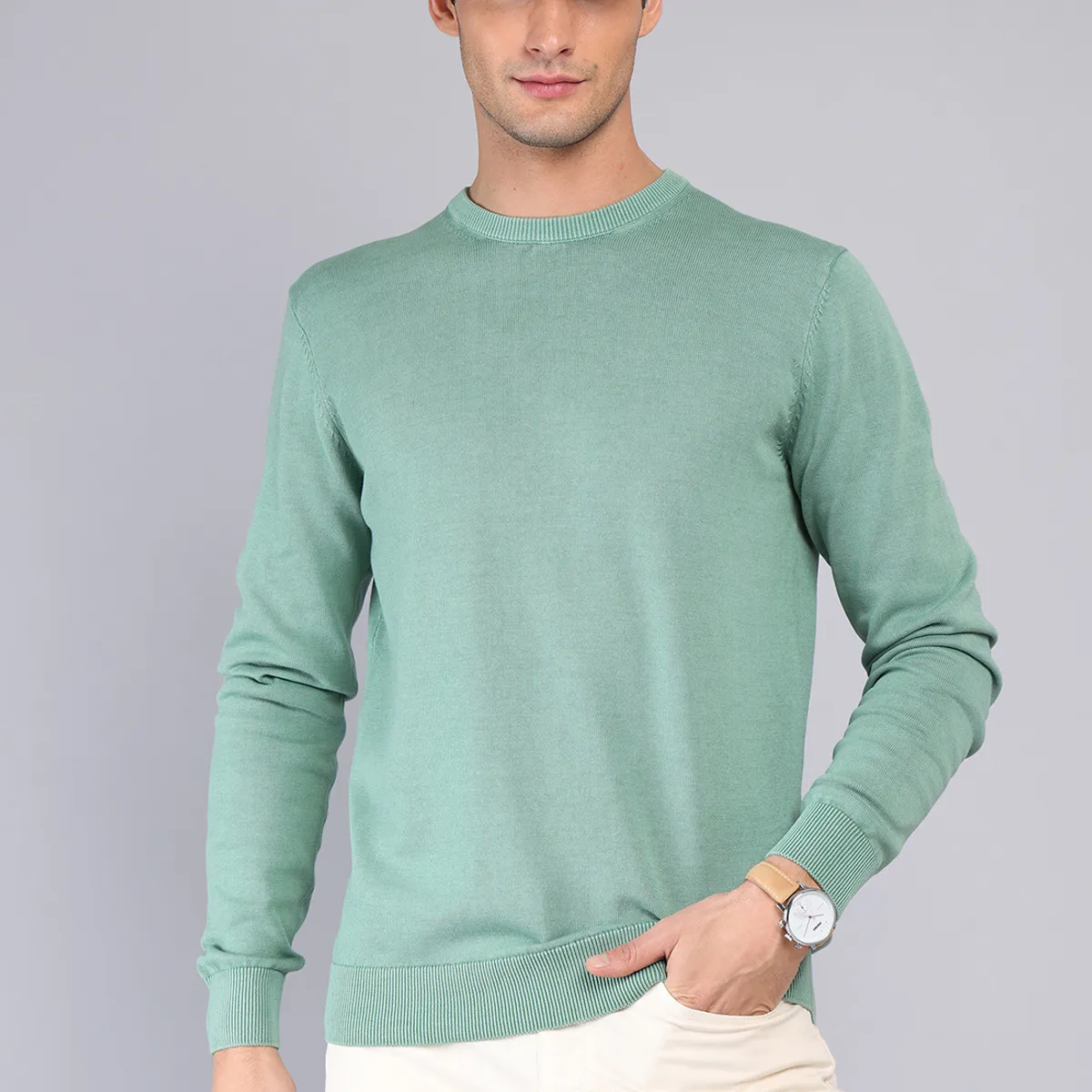 ARROW - Sweater Stone Wash Cuello Redondo Arrow ARROW
