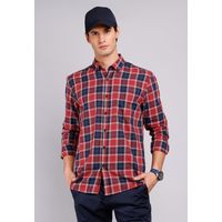 Camisa Cuadros Manga Larga