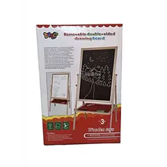 GENERICO - PIZARRA ATRIL INFANTIL DOBLE CARA TIZA Y PLUMÓN