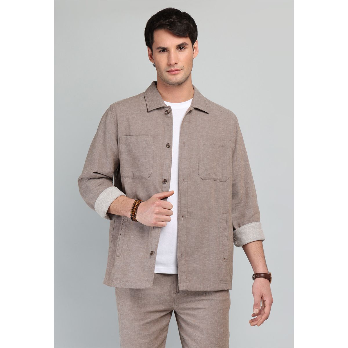 ARROW - Sobrecamisa De Algodón y Lino Arrow ARROW