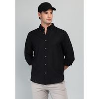 Camisa De Lino y Algodón