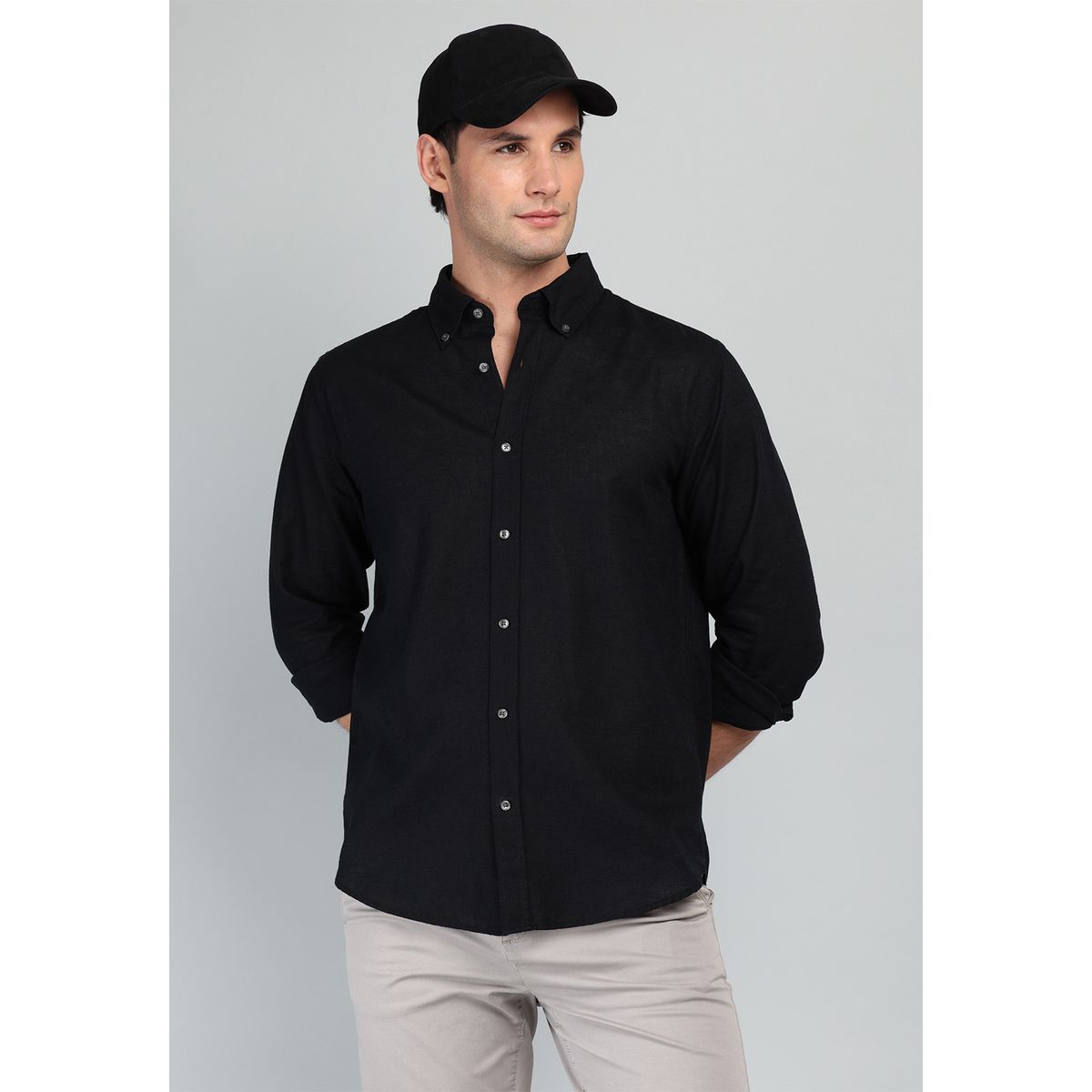 ARROW - Camisa De Lino y Algodón Arrow ARROW