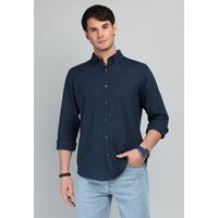 Camisa De Lino y Algodón