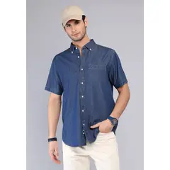 ARROW - Camisa Denim Manga Corta