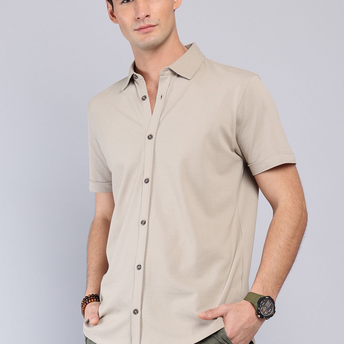 ARROW - Polera Abotonada Spandex Arrow ARROW