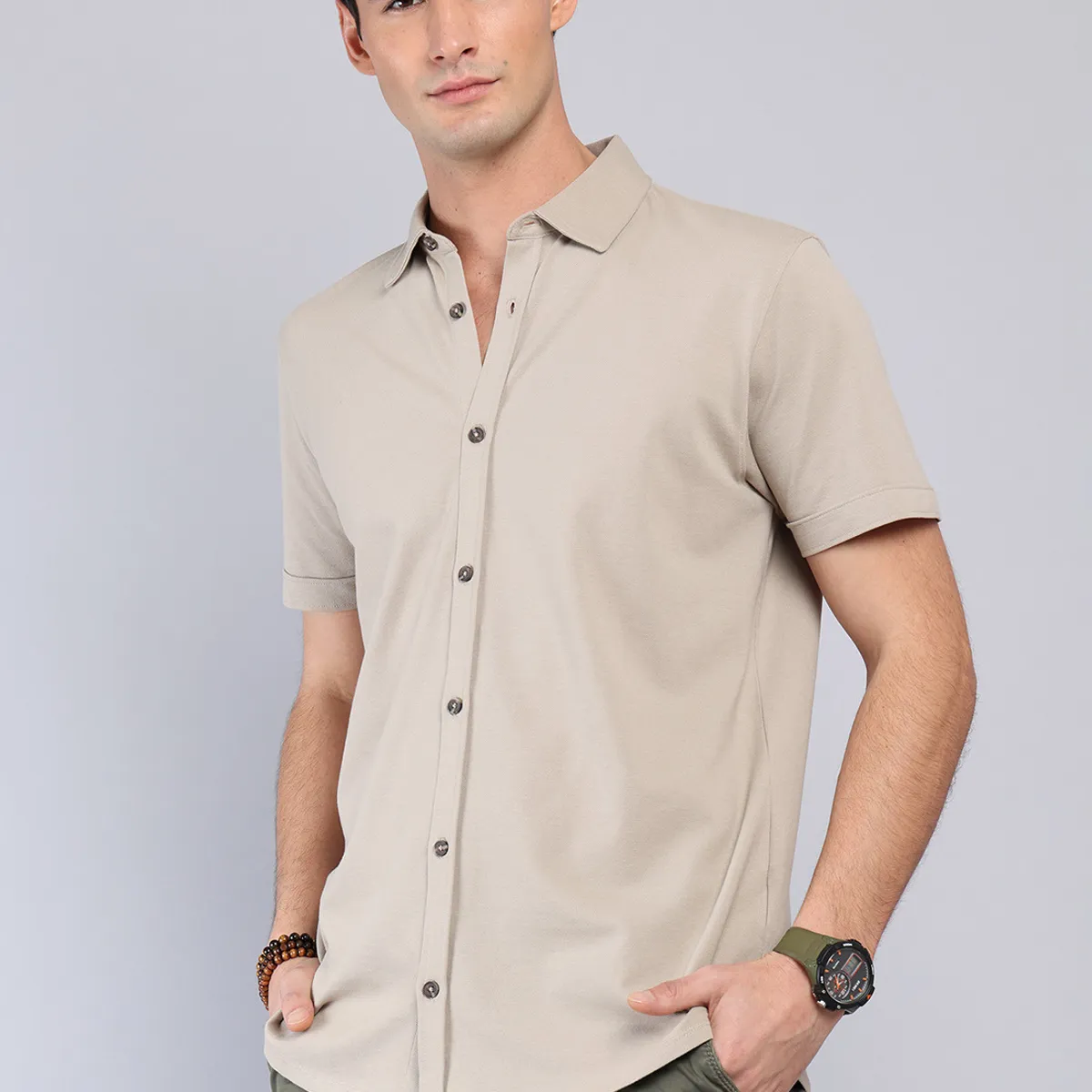 ARROW - Polera Abotonada Spandex Arrow ARROW