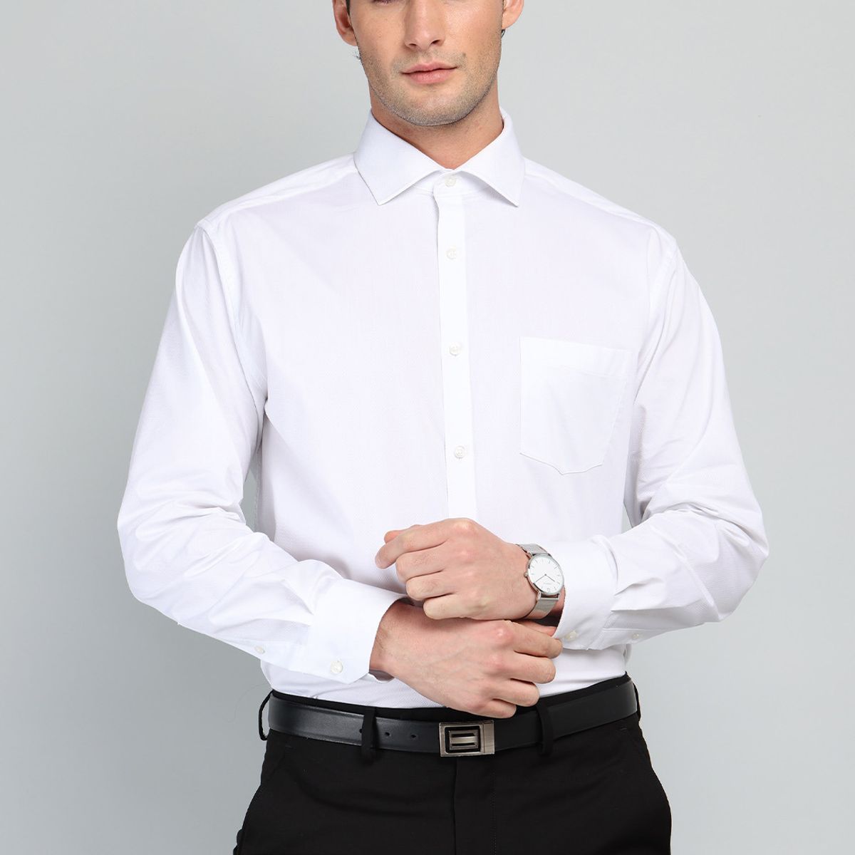 ARROW - Camisa Formal Texturada Spandex Arrow ARROW