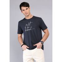 Polera Cuello Redondo Estampada