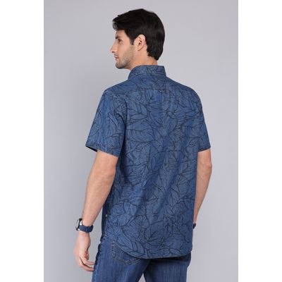 Imagen 2 del producto Camisa Denim Print Manga Corta