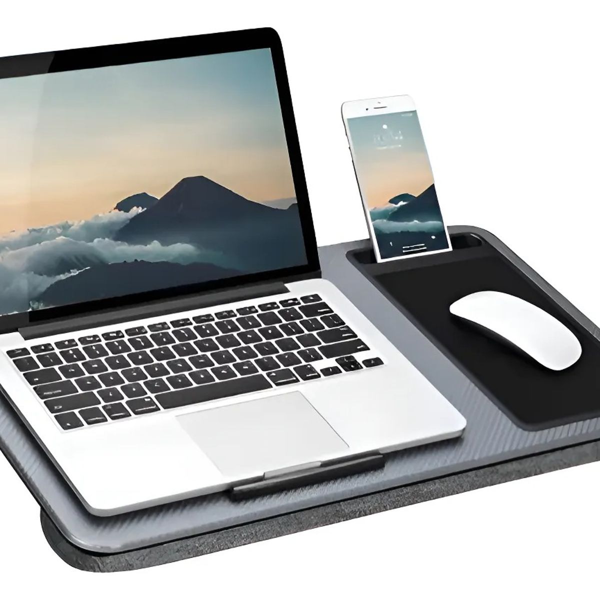 GENERICO - Soporte Notebook Diseño Ergonómico Plegable Y Portátil Gris