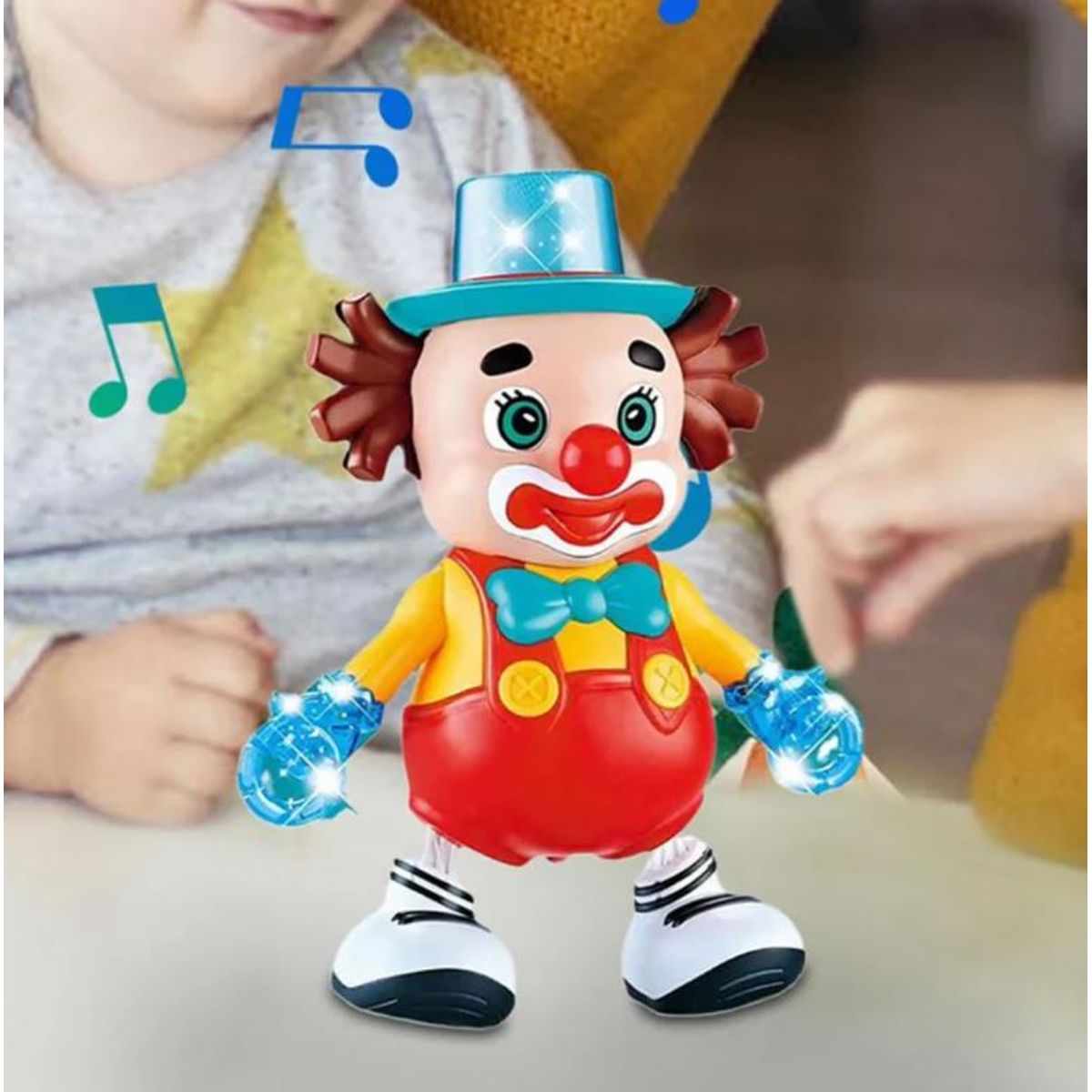 GENERICO - Robot Payaso con Luz y Sonido Nuevo