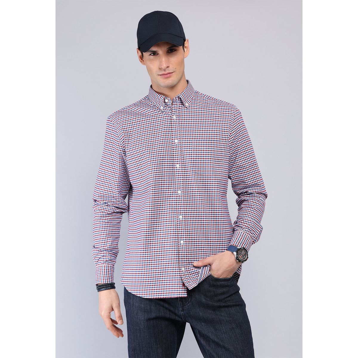 ARROW - Camisa Diseño Cuadros Spandex Arrow ARROW