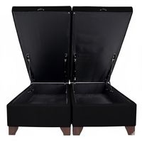 Bases De Camas 2 Plaza Baul 190x150cm NEGRO