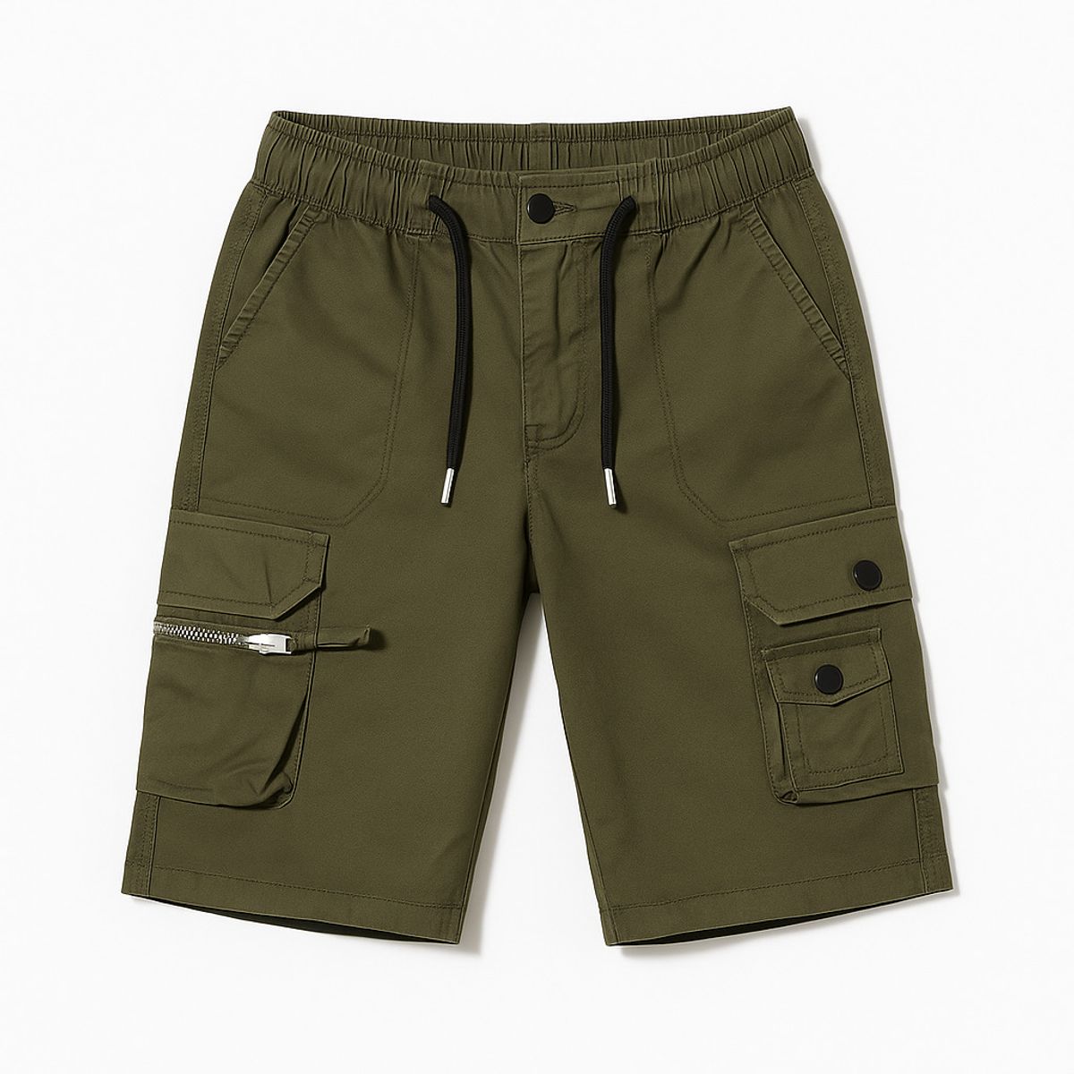 KIBOU - Bermuda Short Casual Cargo Niños Moda Urbana
