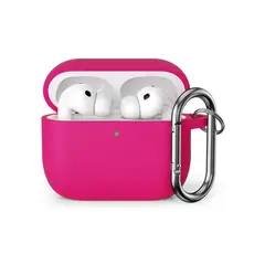 GENERICO - Carcasa Funda Silicona Para AirPods Pro 3 Fucsia