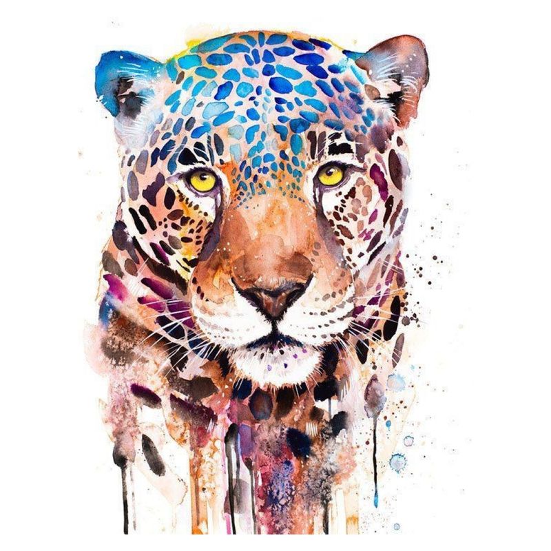 MI ARTE OCIO CONSENTIDO - Diamond Painting Diy 5D Kit Chile Leopardo