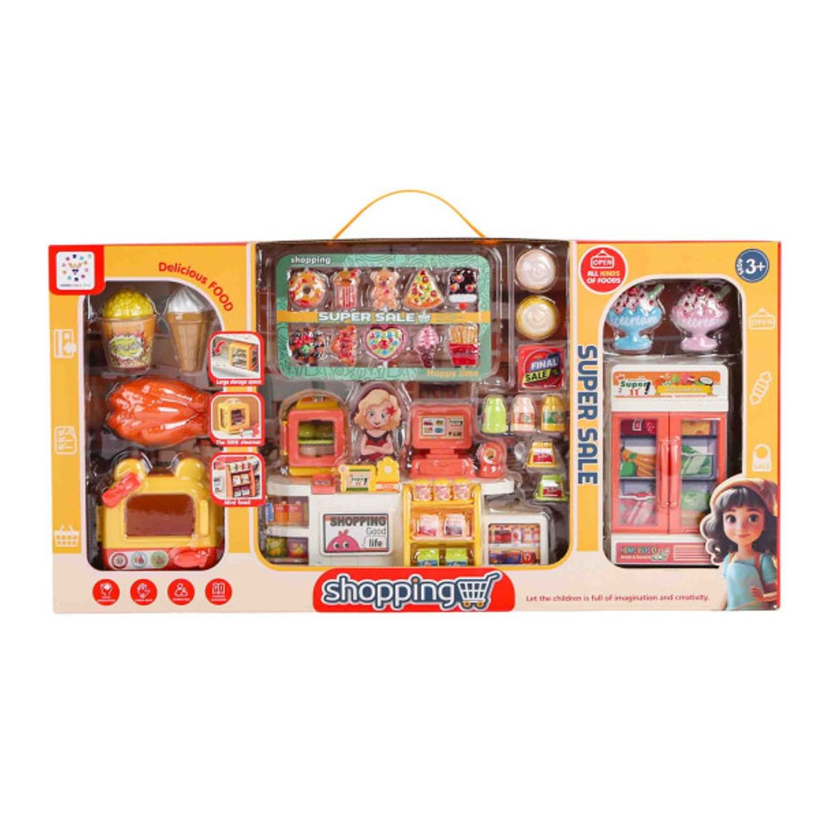 GENERICO - Juguete Supermercado Playset Para Niños