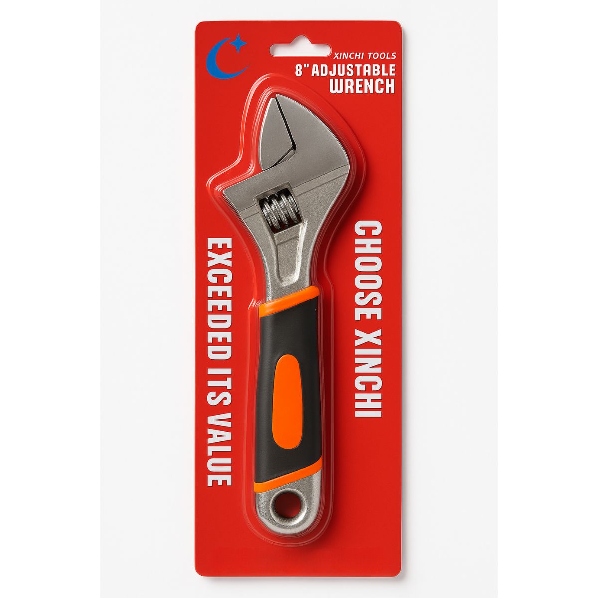 GENERICO - Llave Inglesa 8 Pulgadas Acero Cromo