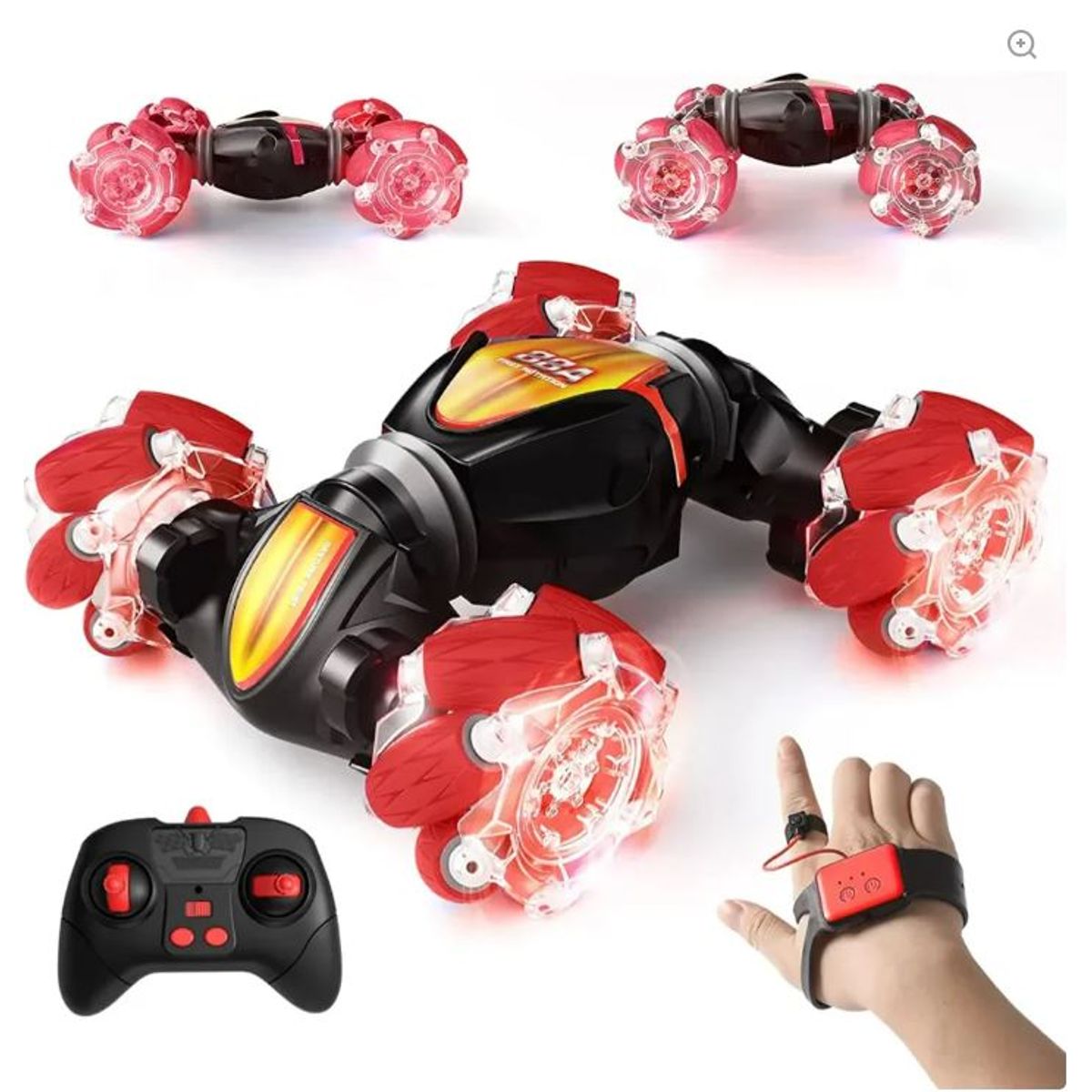 GENERICO - Auto a control remoto acrobático 4x4 doble control Nuevo