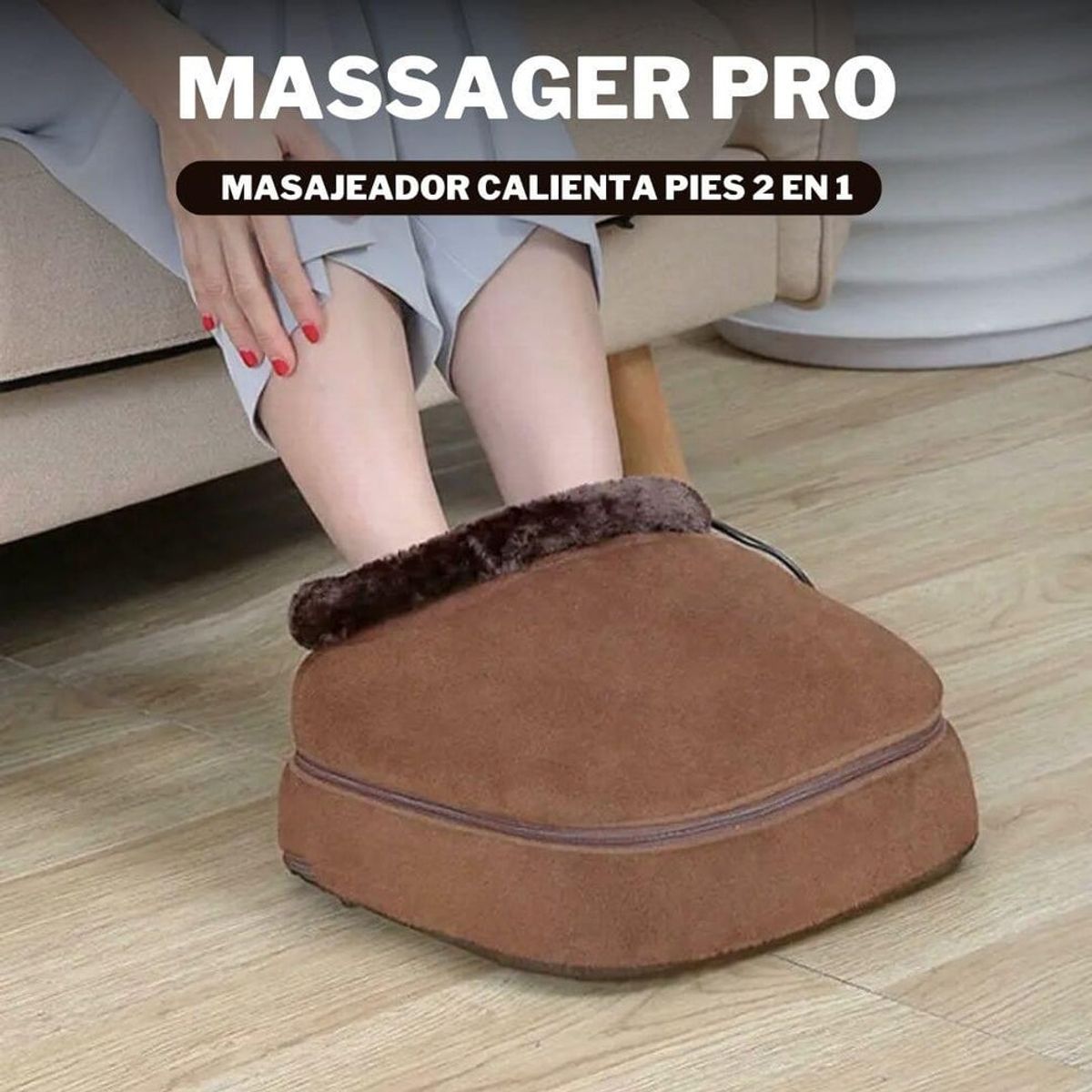 MOVI - Calienta Pies Electrico Calentador Y Masajeador De Pie Cama