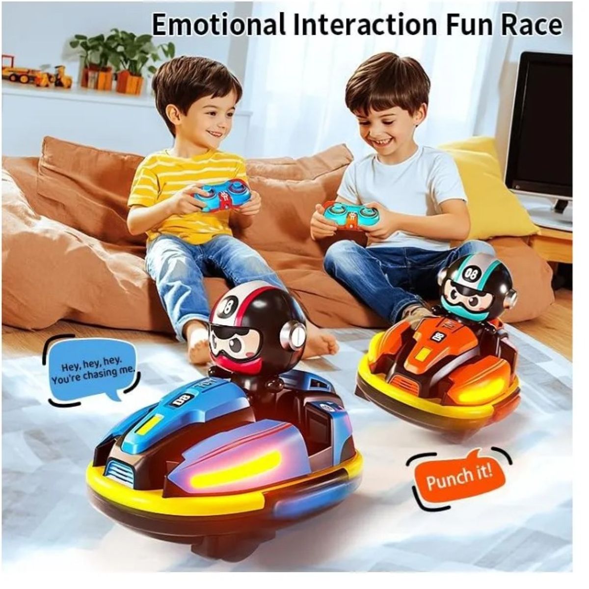 JUGUETERIA - Auto de Choque RC Control Remoto con Eyector y Función HumoVapor  Juguete Anti-Colisión