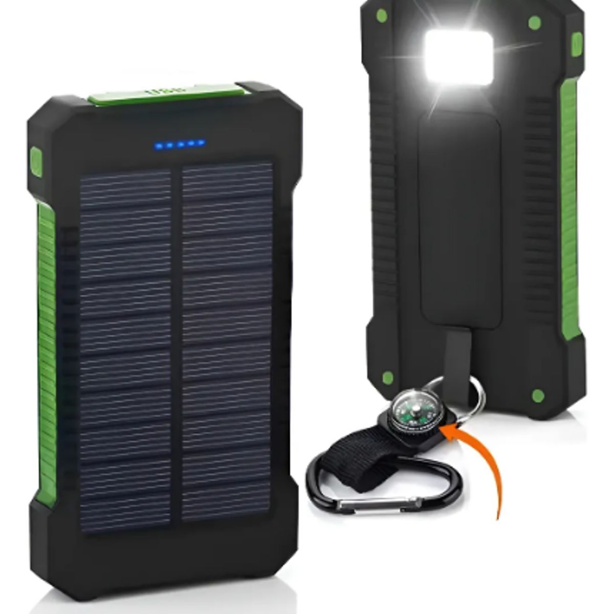 GENERICO - Cargador Portátil Solar Power Bank Gran Capacidad